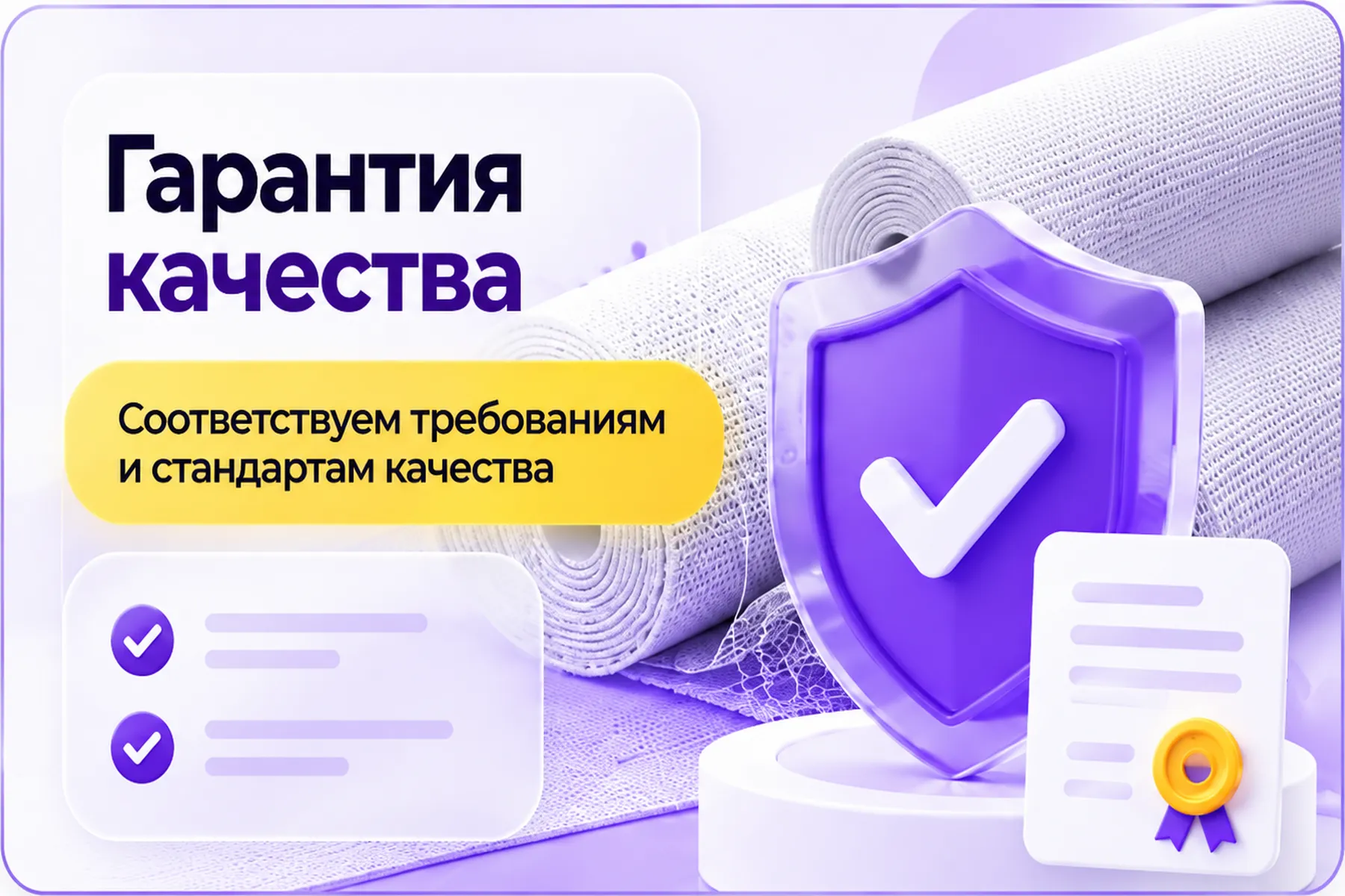 Гарантия качества