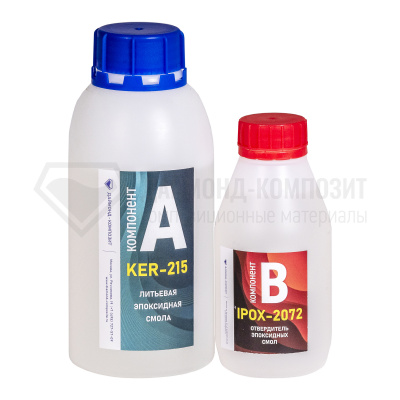 Эпоксидная смола KER 215 с отвердителем IPOX 2072 750 грамм